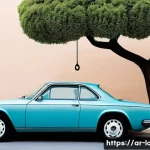 Home 15 리스와 렌트의 차이 - **Prompt:** "A panoramic shot depicting two distinct scenes separated by a symbolic dividing line. O...