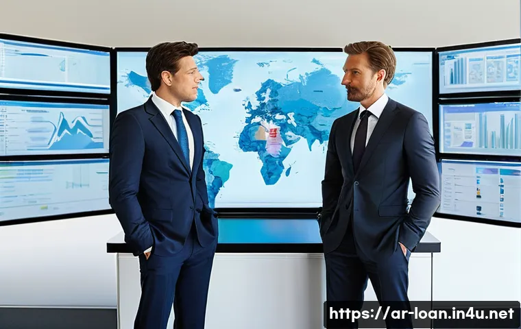 캐피탈 리스와 렌트 비교 - **Prompt 1: Weighing Financial Futures**
"A diverse group of three business professionals, inclu...